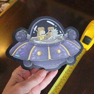 Rick and Morty TV Series In Their Spaceship Decal